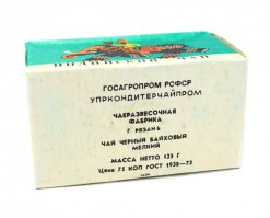 "Рязанская чаеразвесочная фабрика была основана в 1954 году. В советские годы фабрика перерабатывала до 30% сырья, поставляемого из Грузии и Краснодарского края. Десятилетия чай Рязанской чайной фабрики считался одним из самых качественных. Упаковки чая со слоном включали в спецзаказы для руководителей и презентовали гостям страны.

На сегодняшний день качество производимой продукции сохраняется на таком же высоком уровне, благодаря использованию в производстве современных технологий, импортного оборудования ведущих производителей, а также наличию в штате высокоспециализированных специалистов-титестеров.

Поставщики сырья   Китай, Индия, Шри-Ланка (Цейлон), Кения."