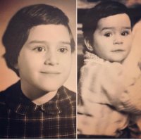 Пожалуй, тоже похвастаюсь: фото в 5 лет, в полтора года и в 41 год: