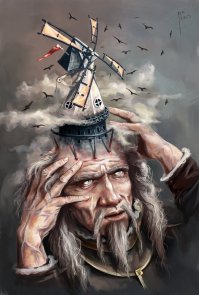 Тебе не хватает мозга даже чтобы понять, что я имел в виду. 
Ну ладно, Дон Кихот, продолжай борьбу с ветряными мельницами!