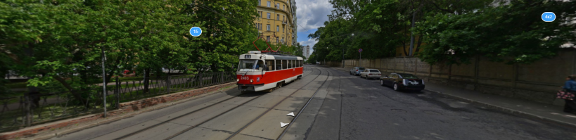 Яндекс панорама как бы намекает что они еще в строю.
(Ул. Образцова на против пл. Борьбы)