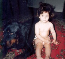 У меня деточка тоже росла с собакой...
