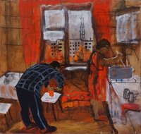 Не ужин, а припасы на зиму. Банки они закручивают!