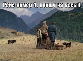 Прочитав заголовок сразу сцену из "Мимино" вспомнил.