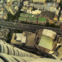 Еще с трудом, но удалось пробраться на заброшенные этажи Лебуа Отеля. В котором снимали несколько сцен "Мальчишника 2". Сейчас вроде тоже уже облагородили. Я так и не понял как в многоэтажном здании в центре города, 2 этажа оказали абсолютно бесхозными.