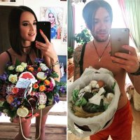 Классно получается!!! Клёвый чувак)
У него даже помойное ведро красивее чем букуты у некоторых