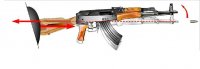 К-93 Борхарда на самом деле был куда интересней. Благодаря расположению затвора над рукояткой и рычажного механизма за ней, он не прыгал при отдаче. У Люгега неслабая отдача компенсировалась первым "эргономичным" наклоном рукояти, но рычажный затвор её только усиливал.

а вообще если в ПП сделать рычажный затвор вниз, то он, своим импульсом будет компенсировать отдачу.

Ну если грубо, импульс отдачи моментом тянет ствол вверх, рычажный затвор, направленный вниз, будет тянуть ствол вниз. Если хорошо подобрать развесовку затвора и импульс патрона, можно добиться отдачи строго назад.



Еле нашёл годную картинку, теперь и про момент сил вращения не рассказывают... У меня в школе на ДПЮ(НВП) в учебнике была более подробная картинка с калошом. Там рисовали точки приложения сил (затвор и рука/приклад), их разницу, и момент вращения. Всё в обоснованиях уже выученной Ньютоновской динамики.