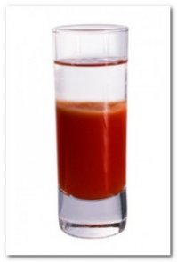 Ну не знаю, "Кровавая Мери" - смешанная? Мы всегда такую употребляли!