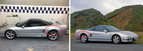 Брошенная Honda NSX в питерском лесу