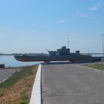 Затонувший бронекатер относится к проекту 1125   такому же, как БК-13, установленный у подножия музея-панорамы  Сталинградская битва .