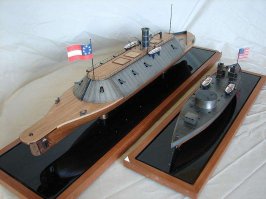 1. Монитор и Мерримак
2.Субмарина "Ханли"
3.Линкор Ямато