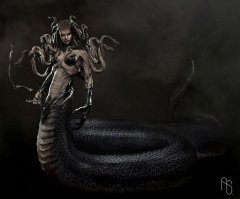 в Битве Титанов.. очень ничего такая Медуса была ))