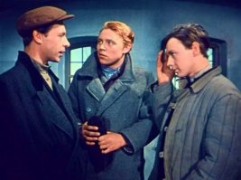 Олег Ефремов, Вячеслав Невинный, Олег Табаков в фильме "Испытательный срок" 1960г.