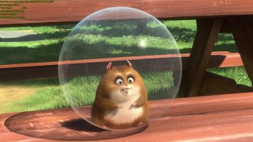 Хомяк из мультика Вольт.