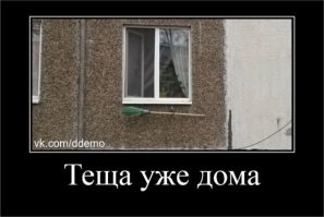 Сначала я подумал про цветок на окне, как в штирлице, лишь потом метлу заметил...