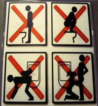 Буйство запретов: подборка запрещающих надписей и знаков