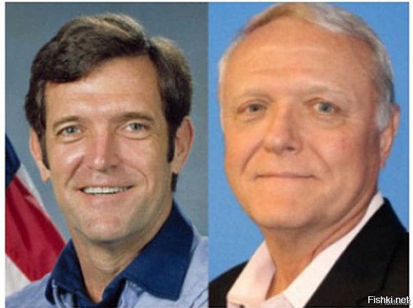 Уши оттопырены - уши плотно прилегают

Щели между верхними резцами нет - щель явно видна

Волосы на пробор не распадаются, у неё вообще левый пробор


Мочки ушей и прилегание ушных раковин, пробор с другой стороны

Форма бровей, разные подбородки, зубы у толстого перерисованы в фотожабе

Вообще разная форма черепа - вытянутая vs круглая

Вот Криста Маколифф:

Понятно, что у той дуры, которая на видео - тупо мозгов нет, но свои-то глаза у Вас есть или всё надо разжёвывать?