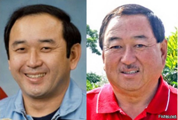 Уши оттопырены - уши плотно прилегают

Щели между верхними резцами нет - щель явно видна

Волосы на пробор не распадаются, у неё вообще левый пробор


Мочки ушей и прилегание ушных раковин, пробор с другой стороны

Форма бровей, разные подбородки, зубы у толстого перерисованы в фотожабе

Вообще разная форма черепа - вытянутая vs круглая

Вот Криста Маколифф:

Понятно, что у той дуры, которая на видео - тупо мозгов нет, но свои-то глаза у Вас есть или всё надо разжёвывать?