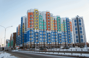 Есть и хорошие примеры новостроя - Екатеринбург Микрорайон Академический деревья еще не успели правда вырости - раньше поле пустое было