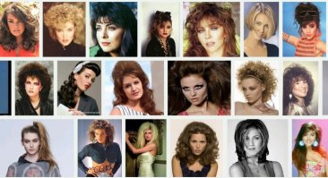 Это прически и макияж из сериалов 90х.