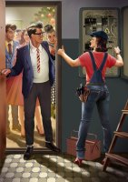 В счётчик с отвёрткой влезаю смело
Повелитель зарядов галактик
Не стой, любопытный квартир гражданин
Оголи и свой ты контактик!