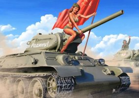 Пин-ап по советски в жизни, в рекламе и просто в наглядной агитации