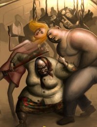 обычная метробабка.