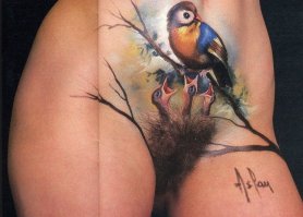 Это не татуха. Это бодиарт.