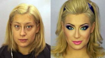 Как и в жизни ))) С макияжем, без макияжа )))