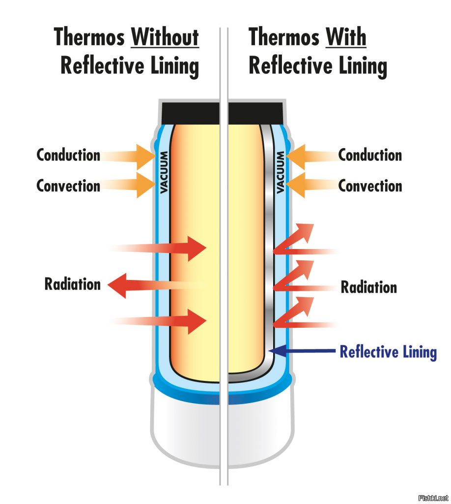 Строение термоса физика