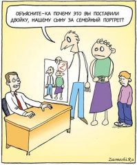 Моя семья: родители, забавно воссоздавшие рисунки своих детей