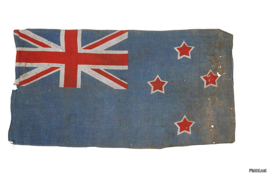 Это не британцы, а новозеландцы, и флаг их: