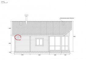 1. Отдушины в фундаменте есть, просто не заметны на фото. Да и нижний венец сруба лежит не на фундаменте, а на брусках. Т.е. присутствует зазор 15-20 мм.
2. Под полоком у окна есть лаз для замены ламп в светильниках, ну и для уборке листвы.
3. Отдушина в парилке есть, но не реализована. Осталось сделать отверстие в стене. Пока пользуюсь окном, открываю на 1-2 минуты.