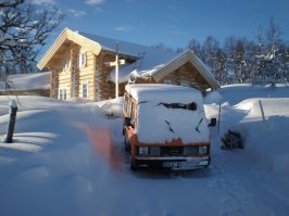Ну почему же... Остались. Все крыши- земляные.
