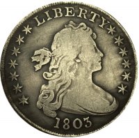 Монеты на фото - паршивое китайское фуфло. Разводят вас, фишкяне, в очередной раз, как цыган жадного и глупого балбеса у метро.
Ну посмотрите, как выглядит доллар 1803 года в реале (фото навалом в иненте) и та же как на алиэкспрессе (вот это "г" с узкой восьмеркой в дате:  )