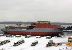 30 Ноября 2017 Буксир-спасатель "Пильтун" спущен на воду