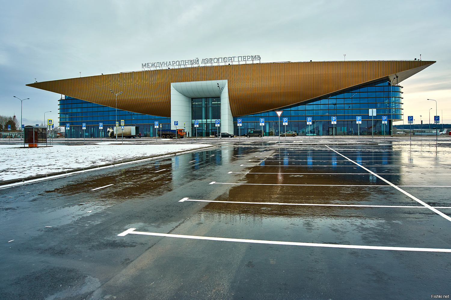 аэропорт пермь зимой