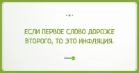 В порядке повышения экономической грамотности: это не инфляция, а ДЕФЛЯЦИЯ, т.к. следующее оказывается дешевле предыдущего.