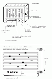 На кассетах шифратора/дешифратора от Т-219 (Т-219М) "ходячих" шпеньков не было. Там было 40 штук планок от 1 до 40