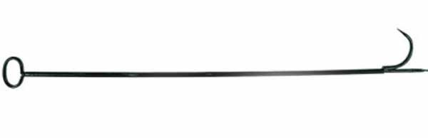 И зачем вытаскивать толстуху бамбуковым багром? Ведь сорваться может. 
Вот же есть надёжная вещь.