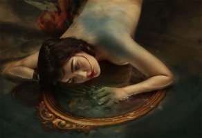 Это - точно ФОТОГРАФИЯ?.. Если да, то здесь от снимка под слоем фотошопа осталось процентов десять...