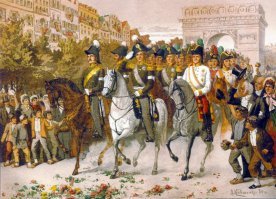 самому подучить бы немного)))Но я отвечу :в 1814-м ,во главе с Александром Первым: