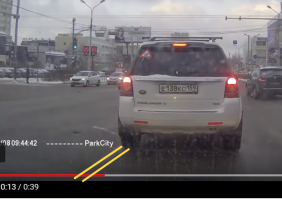 это к вопросу о том как ренж ехал в своей полосе