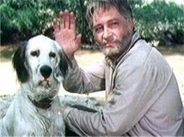 Там был сеттер, правда бракованного окраса