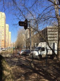 Это Большая Очаковская...Между домами 3 и 12 к6.