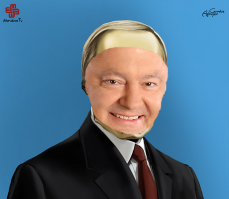 А как же, узнали, еще как узнали.  Эта тварина по локоть в крови Украинцев.