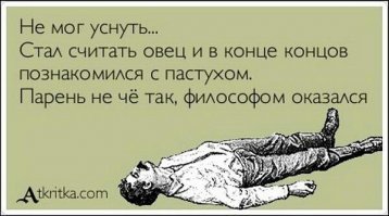 А перед сном я считаю овец