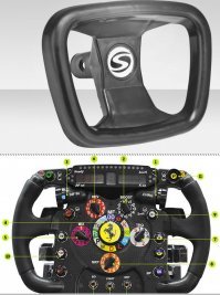 Оригинальный руль Аргамака больше похож на "формуловский"