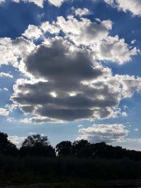 А облачко было такое.