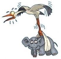 даaaa, ронял его аист, да еще как...