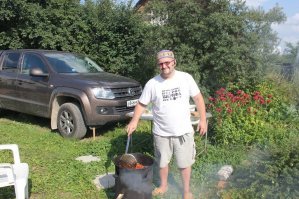 Вот это была вкуснотища. Фото СПБ 2014г. Автор плова-муж подруги жены